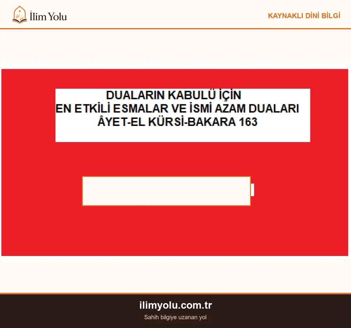 Bütün duaların daha etkili olması için önemli bir İsm-i Azam Dua Tertibi - Açıklamalı Rehber